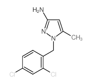 1-(2,4-Dichlorobenzyl)-5-methyl-1H-pyrazol-3-amine Structure
