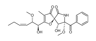 11-O-甲基拟青霉素A结构式