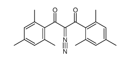 2-Diazo-1,3-bis(2,4,6-trimethylphenyl)-1,3-propandion结构式