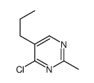 4-Chloro-2-methyl-5-propylpyrimidine Structure