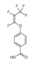 4-(1,2,3,3,3-pentafluoroprop-1-enoxy)benzoic acid结构式