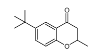 6-tert-butyl-2,3-dihydro-2-methylchromen-4-one Structure