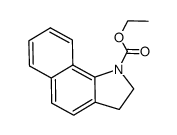 ethyl 6,7-benzoindoline-1-carboxylate Structure