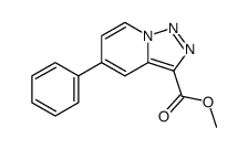 methyl 5-phenyl-[1,2,3]triazolo[1,5-a]pyridine-3-carboxylate结构式
