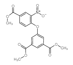 METHYL-3-NITRO-4-(3,5-DICARBOXYMETHYL-PHENOXY)-BENZOATE structure