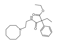 N-[2-[3,4,5,6,7,8-Hexahydroazocin-1(2H)-yl]ethyl]phenylethylmalonamidic acid ethyl ester picture