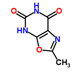 2-Methyl[1,3]oxazolo[5,4-d]pyrimidine-5,7(4H,6H)-dione结构式