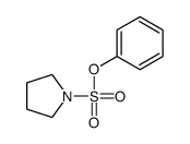 phenyl pyrrolidine-1-sulfonate Structure