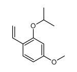 1-ethenyl-4-methoxy-2-propan-2-yloxybenzene结构式