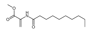 methyl 2-(decanoylamino)prop-2-enoate结构式