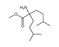 methyl 2-amino-2-isopentyl-5-methylhexanoate structure