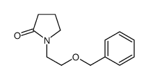 1-(2-phenylmethoxyethyl)pyrrolidin-2-one Structure