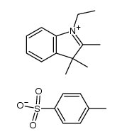 1-ethyl-2,3,3-trimethyl-3H-indolium tosylate Structure