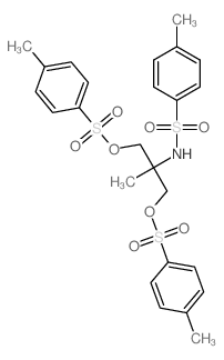 Benzenesulfonamide,4-methyl-N-[1-methyl-2-[[(4-methylphenyl)sulfonyl]oxy]-1-[[[(4-methylphenyl)sulfonyl]oxy]methyl]ethyl]- picture