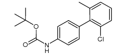tert-butyl (2'-chloro-6'-methyl-[1,1'-biphenyl]-4-yl)carbamate结构式