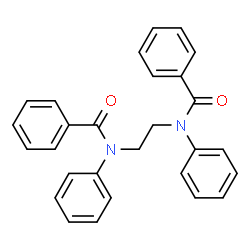N,N'-ethane-1,2-diylbis(N-phenylbenzamide)结构式