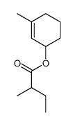 (3-methylcyclohex-2-en-1-yl) 2-methylbutanoate结构式