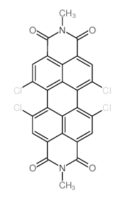 5,6,12,13-TETRACHLORO-2,9-DIMETHYLANTHRA[2,1,9-DEF:6,5,10-D'E'F']DIISOQUINOLINE-1,3,8,10(2H,9H)-TETRAONE Structure