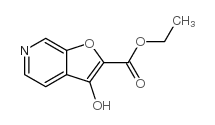 3-羟基呋喃并[2,3-c]吡啶-2-甲酸乙酯结构式