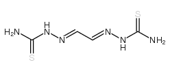 Hydrazinecarbothioamide,2,2'-(1,2-ethanediylidene)bis- structure