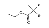 ethyl 2-bromo-2-fluoropropionate structure