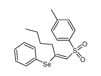 (E)-2-(phenylseleno)-1-(p-tolylsulfonyl)-1-hexene Structure