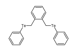 1,2-bis((phenyltellanyl)methyl)benzene Structure