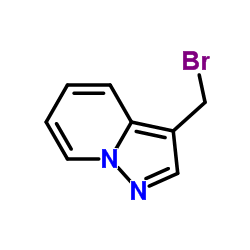 Pyrazolo[1,5-a]pyridine, 3-(bromomethyl)-结构式