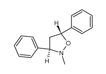 (3RS,5RS)-2-methyl-3,5-diphenyl-isoxazolidine Structure