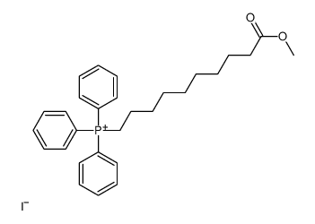 (10-methoxy-10-oxodecyl)-triphenylphosphanium,iodide Structure