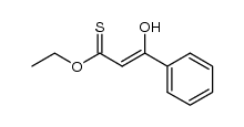 O-ethyl 3-hydroxy-3-phenyl-2-propenethioate结构式