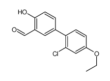 5-(2-chloro-4-ethoxyphenyl)-2-hydroxybenzaldehyde Structure