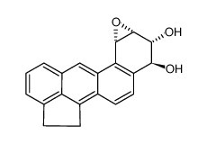 trans-9,10-dihydroxy-anti-7,8-epoxy-7,8,9,10-tetrahydrocholanthrene Structure