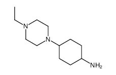 4-(4-Ethyl-1-piperazinyl)cyclohexanamine Structure