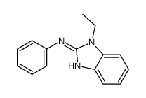 1-ethyl-N-phenylbenzimidazol-2-amine Structure