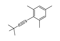 t-butyl(mesitylimino)borane Structure