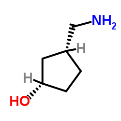 (1S,3R)-3-(Aminomethyl)cyclopentanol结构式