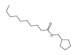 decanoic acid cyclopentyl methyl ester Structure