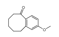 2-methoxy-6,7,8,9,10-pentahydro-5H-benzocycloocten-5-one Structure