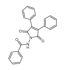 N-(2,5-dioxo-3,4-diphenyl-2,5-dihydro-1H-pyrrol-1-yl)benzamide Structure