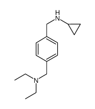 Cyclopropyl-(4-diethylaminomethyl-benzyl)-amine结构式