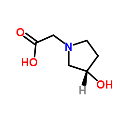 ((S)-3-Hydroxy-pyrrolidin-1-yl)-acetic acid structure