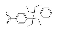 3,4-diethyl-3-(4'-nitrophenyl)-4-phenylhexane Structure