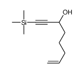 1-trimethylsilyloct-7-en-1-yn-3-ol结构式
