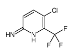 5-氯-6-(三氟甲基)吡啶-2-胺结构式