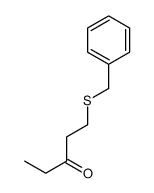 1-benzylsulfanylpentan-3-one结构式