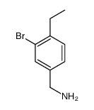 1-(3-Bromo-4-ethylphenyl)methanamine Structure
