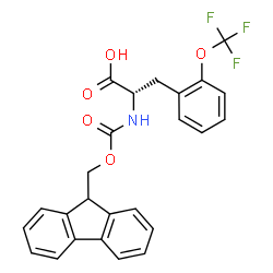 N-Fmoc-L-Phe(2-OCF3)-OH结构式