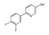 6-(3,4-difluorophenyl)pyridin-3-ol结构式