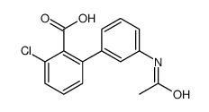 2-(3-acetamidophenyl)-6-chlorobenzoic acid结构式